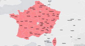 carte vierge de la france